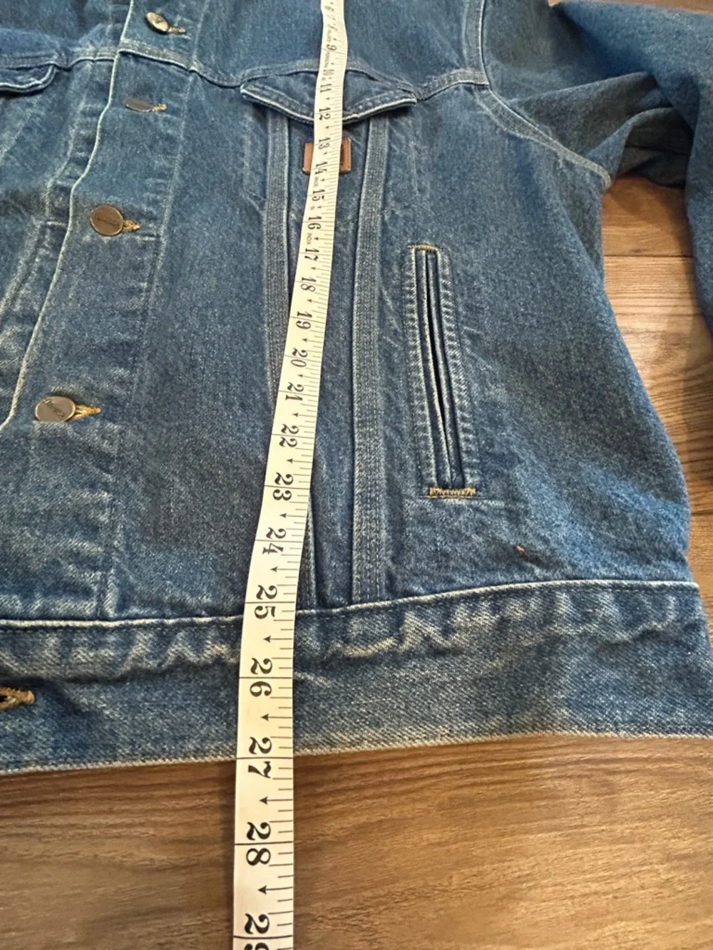 Vintage 90s Carhartt J12 DST USA Made Denim Trucker Jacket Men’s L